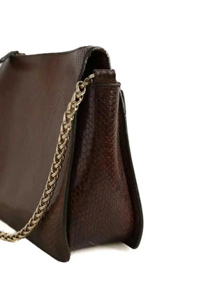 Sac porté épaule APC Bordeaux en Cuir
