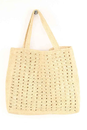 Sac porté épaule APC June Beige en Osier