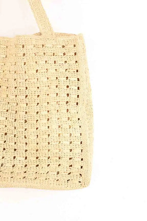 Sac porté épaule APC June Beige en Osier