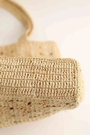 Sac porté épaule APC June Beige en Osier