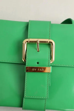 Sac porté épaule By Far Vert en Synthétique