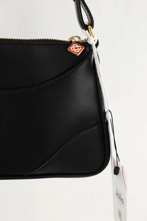 Sac porté épaule Casablanca Pochette jeanne Noir en Cuir