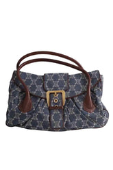 Sac porté épaule Celine Bleu en Coton - Seconde Main