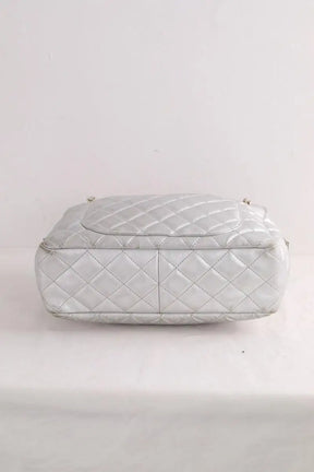 Sac porté épaule Chanel Camera Argent en Cuir