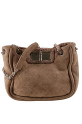 Sac porté épaule Chanel Marron en Daim - Seconde Main