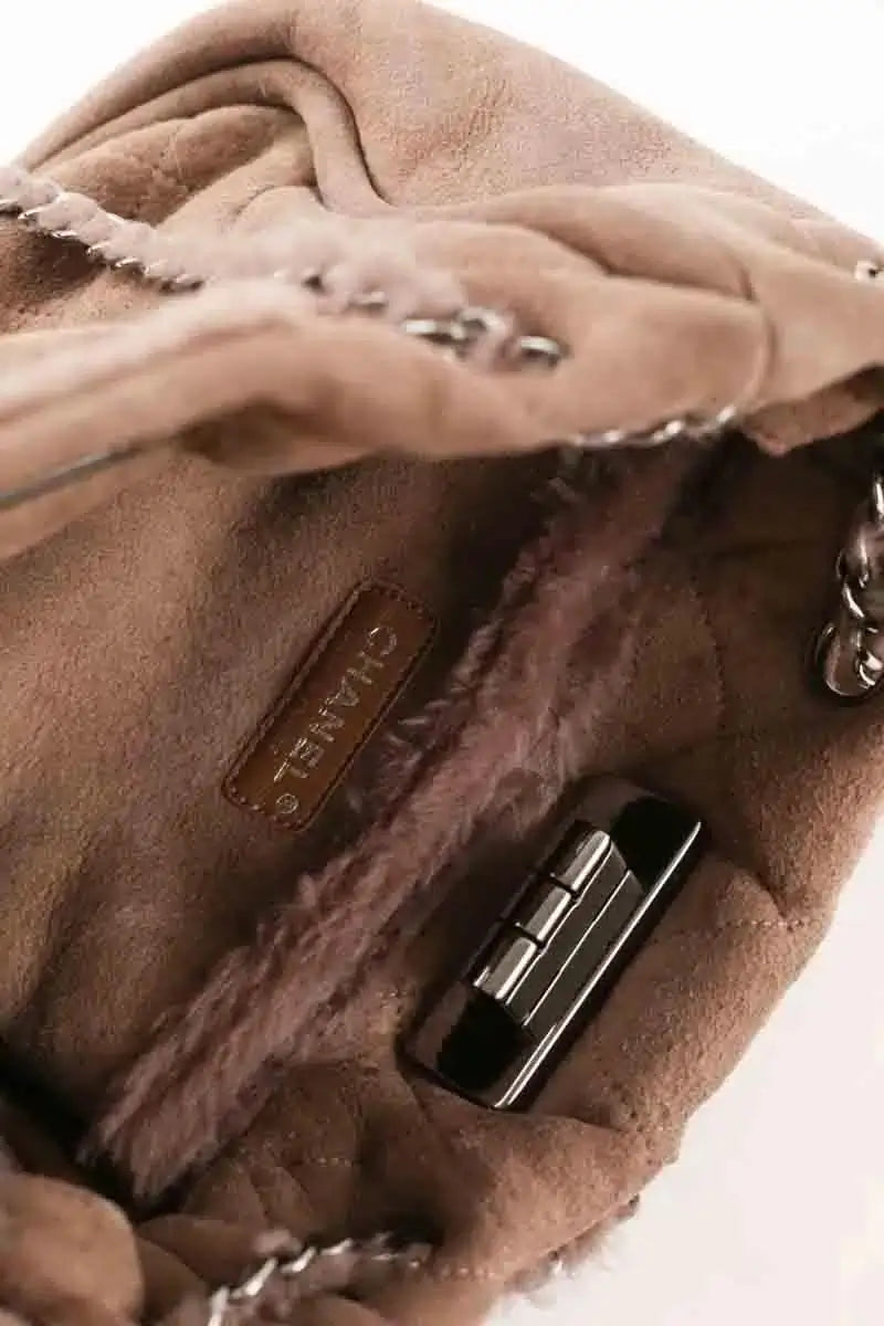Sac porté épaule Chanel Marron en Daim