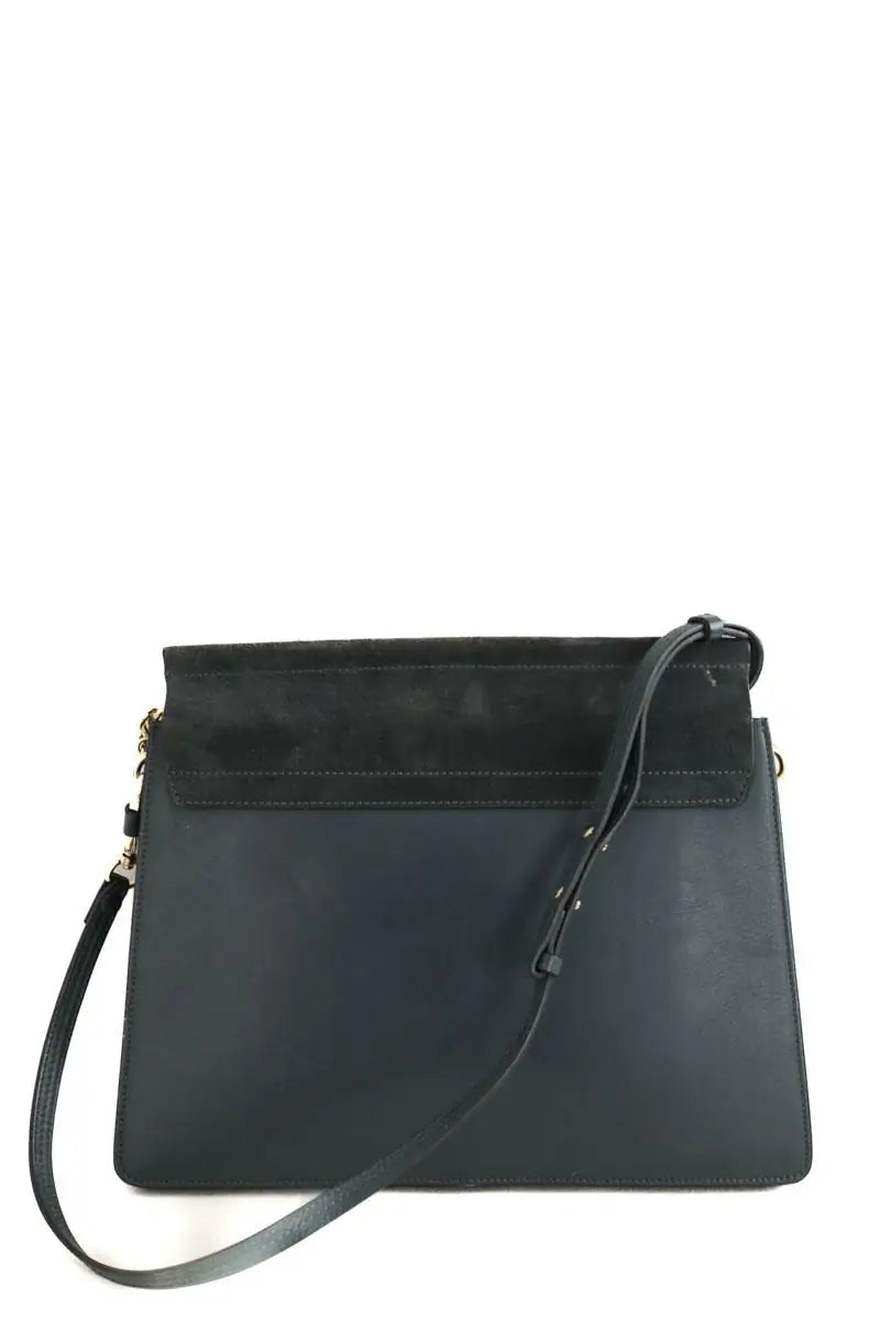 Sac porté épaule Chloé chloe faye Bleu en Cuir