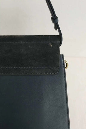 Sac porté épaule Chloé chloe faye Bleu en Cuir