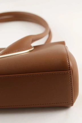 Sac porté épaule Christian Louboutin Vénus small Camel en Cuir