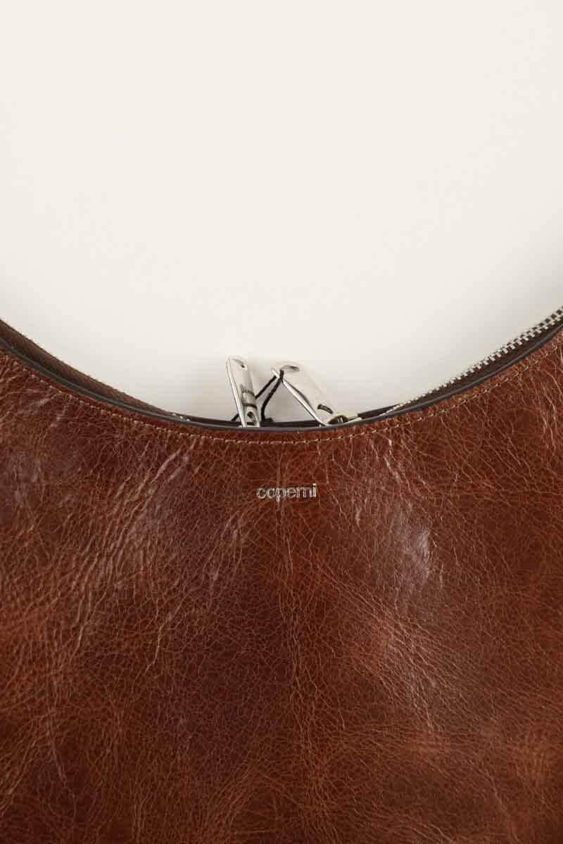 Sac porté épaule Coperni Soft Swipe Marine en Cuir
