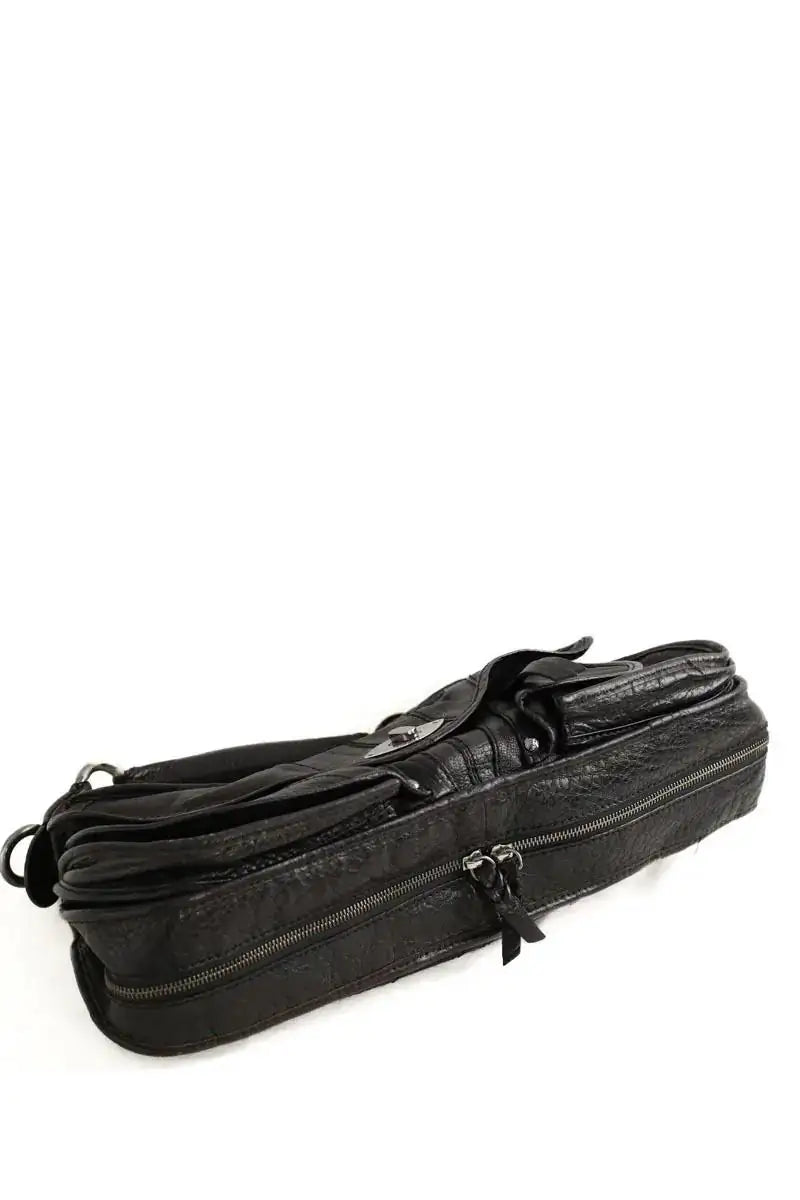Sac porté épaule Costume National Noir en Cuir