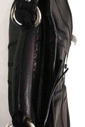 Sac porté épaule Costume National Noir en Cuir