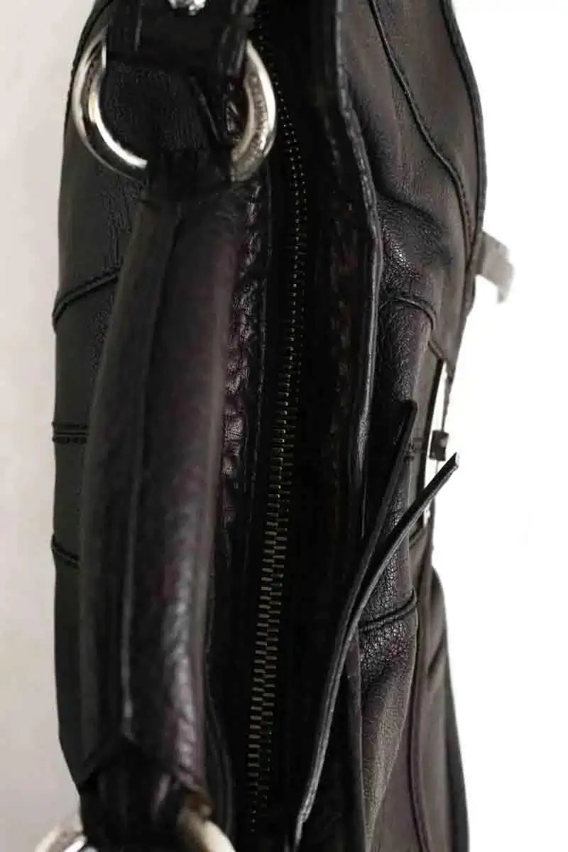 Sac porté épaule Costume National Noir en Cuir