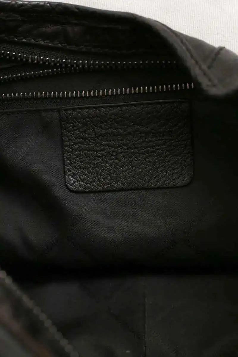 Sac porté épaule Costume National Noir en Cuir