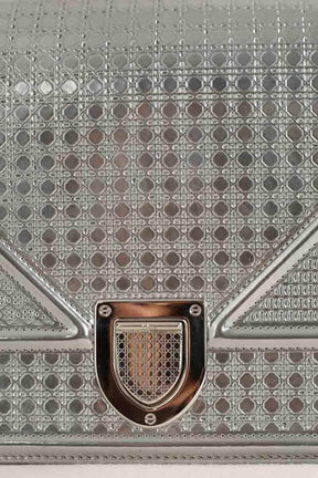 Sac porté épaule Dior Diorama Argent en Cuir