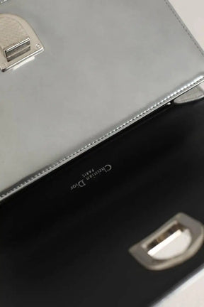 Sac porté épaule Dior Diorama Argent en Cuir