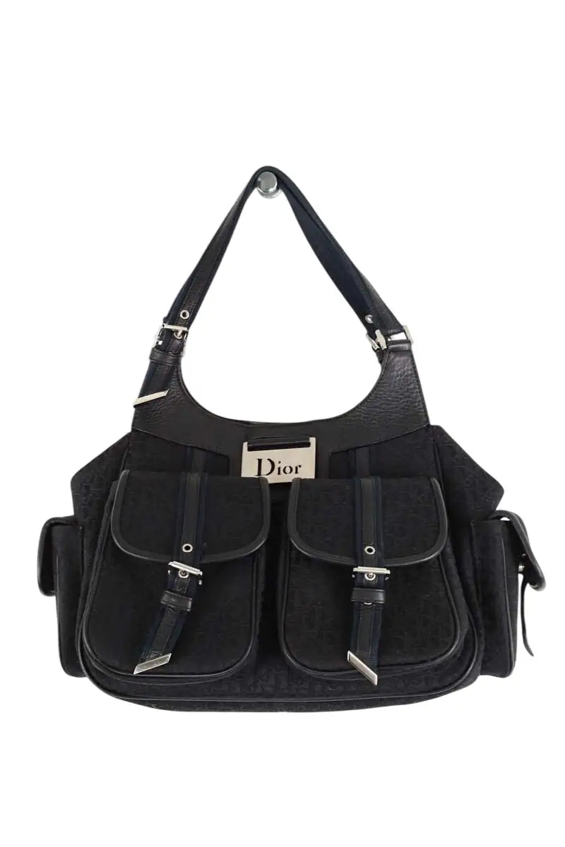 Sac porté épaule Dior Noir en Tissu - Seconde Main