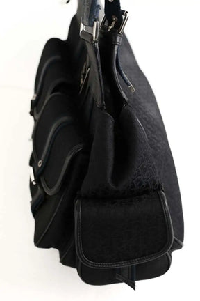Sac porté épaule Dior Noir en Tissu