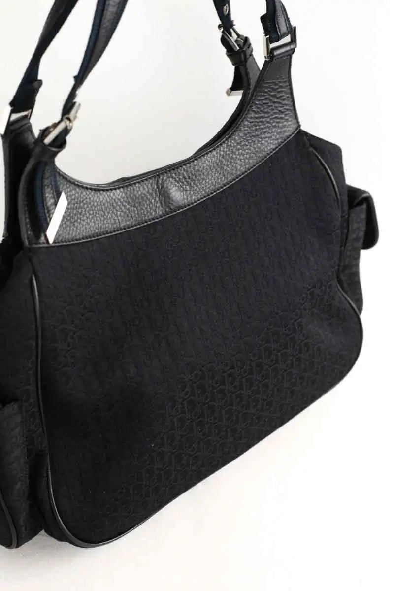 Sac porté épaule Dior Noir en Tissu