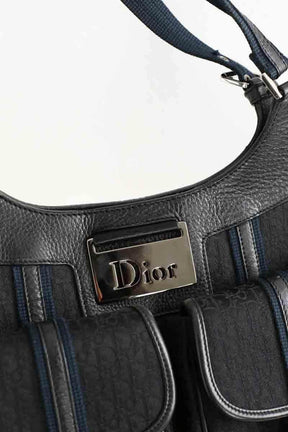 Sac porté épaule Dior Noir en Tissu