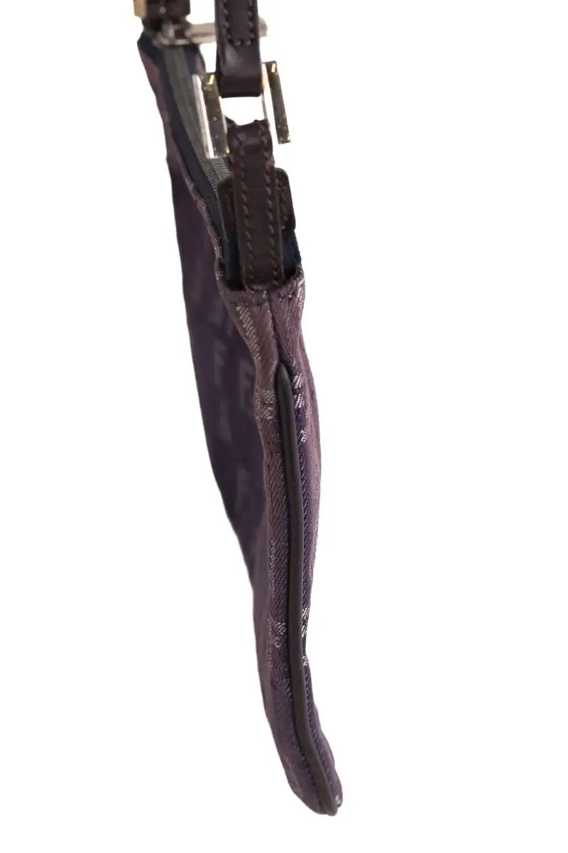 Sac porté épaule Fendi Anthracite en Tissu