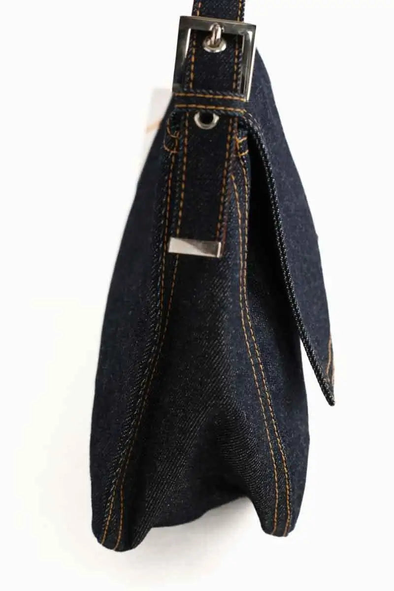 Sac porté épaule Fendi Bleu en Coton