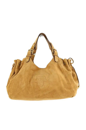 Sac porté épaule Gerard Darel Chiara Camel en Daim - Seconde Main