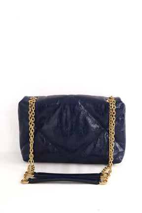 Sac porté épaule Gerard Darel Marine en Cuir
