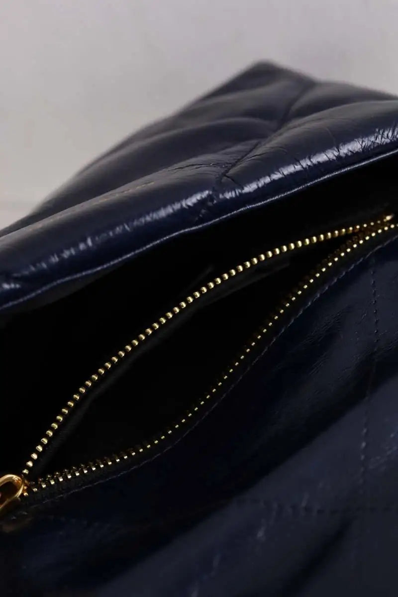 Sac porté épaule Gerard Darel Marine en Cuir