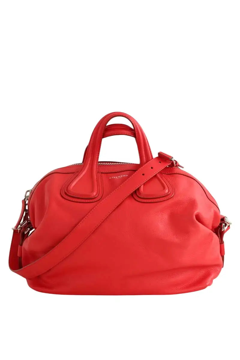 Sac porté épaule Givenchy Nightingale Rouge en Cuir - Seconde Main
