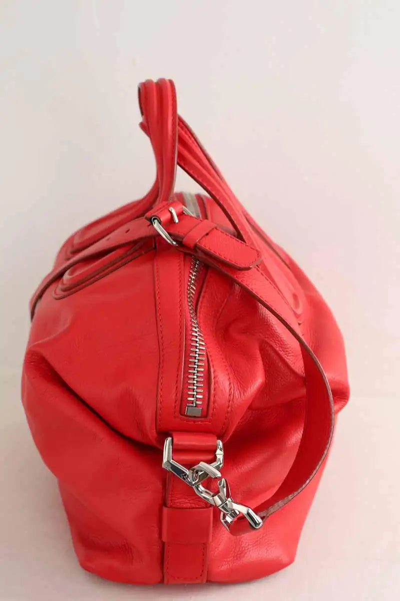 Sac porté épaule Givenchy Nightingale Rouge en Cuir