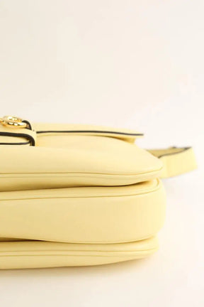 Sac porté épaule Gucci Jaune en Cuir
