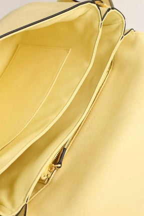 Sac porté épaule Gucci Jaune en Cuir