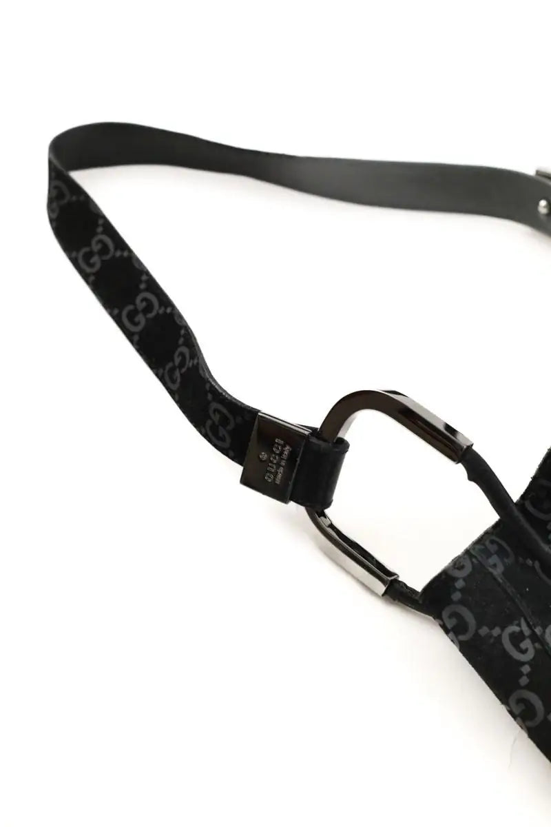 Sac porté épaule Gucci Noir en Daim