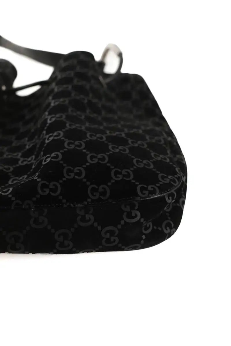 Sac porté épaule Gucci Noir en Daim
