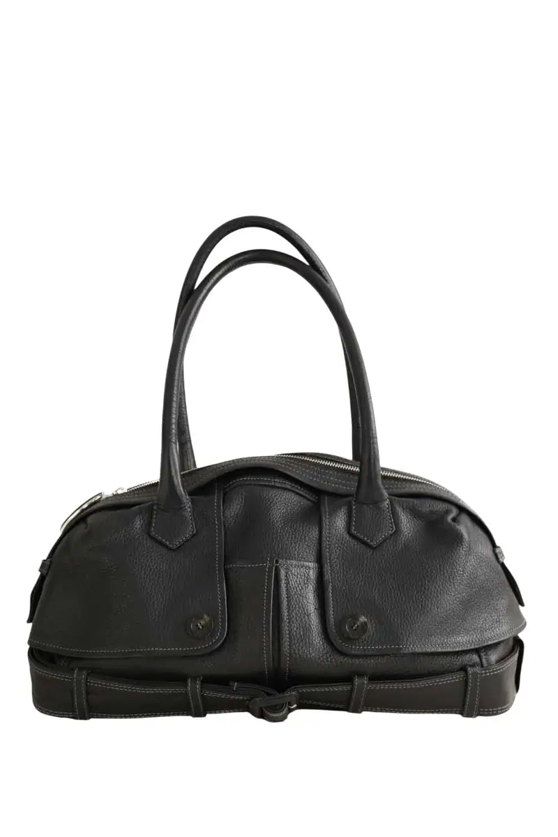 Sac porté épaule Jean Paul Gaultier Sac Trench Coat Noir en Cuir - Seconde Main