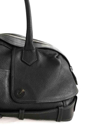 Sac porté épaule Jean Paul Gaultier Sac Trench Coat Noir en Cuir