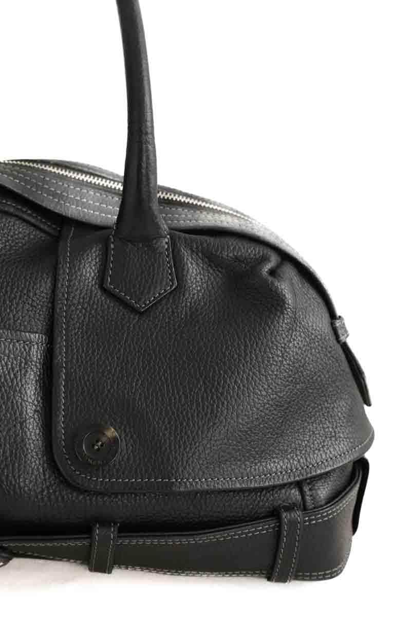 Sac porté épaule Jean Paul Gaultier Sac Trench Coat Noir en Cuir