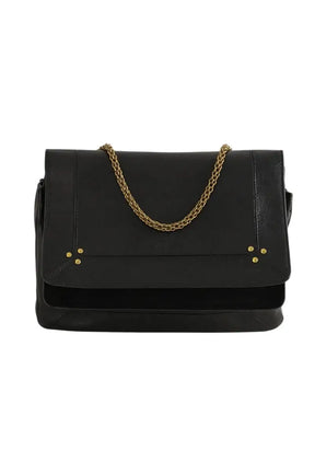 Sac porté épaule Jérôme Dreyfuss Noir en Cuir - Seconde Main