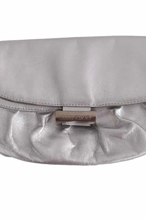 Sac porté épaule Jimmy Choo Argent en Cuir