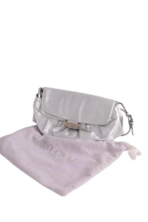 Sac porté épaule Jimmy Choo Argent en Cuir