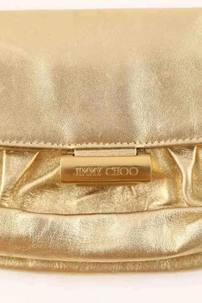 Sac porté épaule Jimmy Choo Doré en Cuir