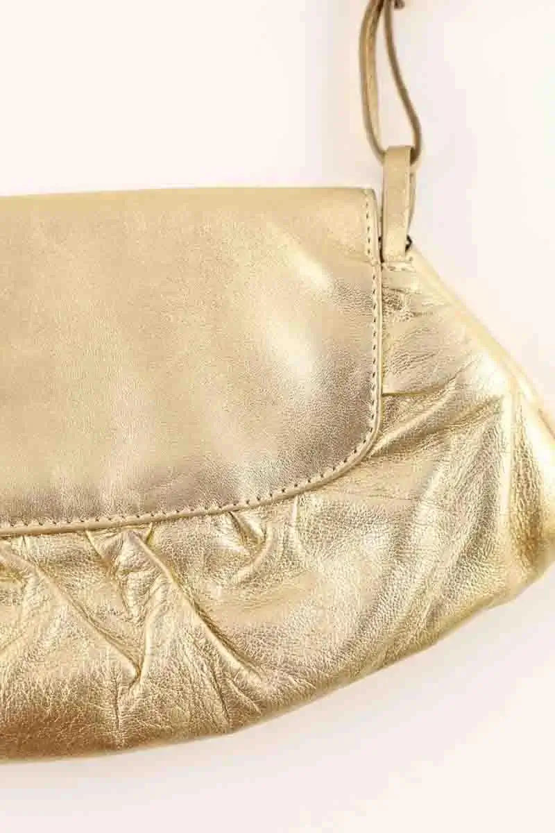 Sac porté épaule Jimmy Choo Doré en Cuir