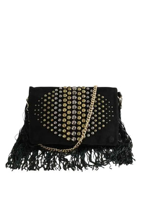 Sac porté épaule Just Cavalli Noir en Daim - Seconde Main