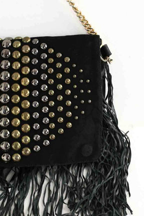 Sac porté épaule Just Cavalli Noir en Daim