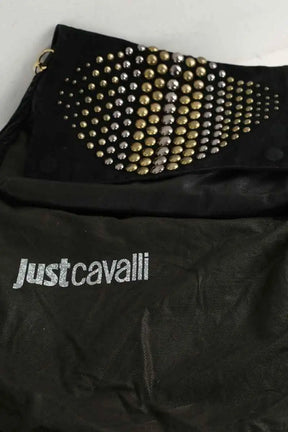 Sac porté épaule Just Cavalli Noir en Daim