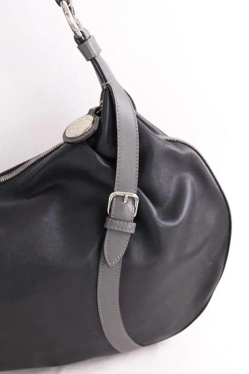 Sac porté épaule Lancel Gris en Cuir