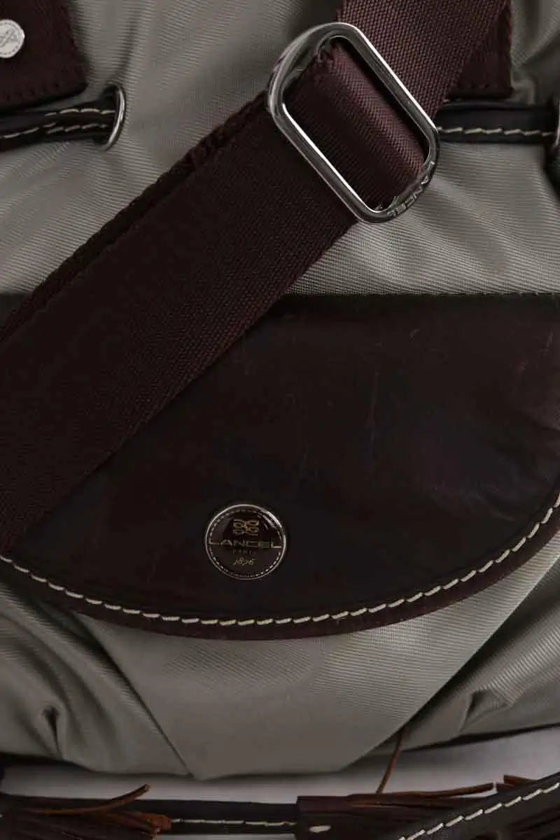 Sac porté épaule Lancel Gris en Cuir