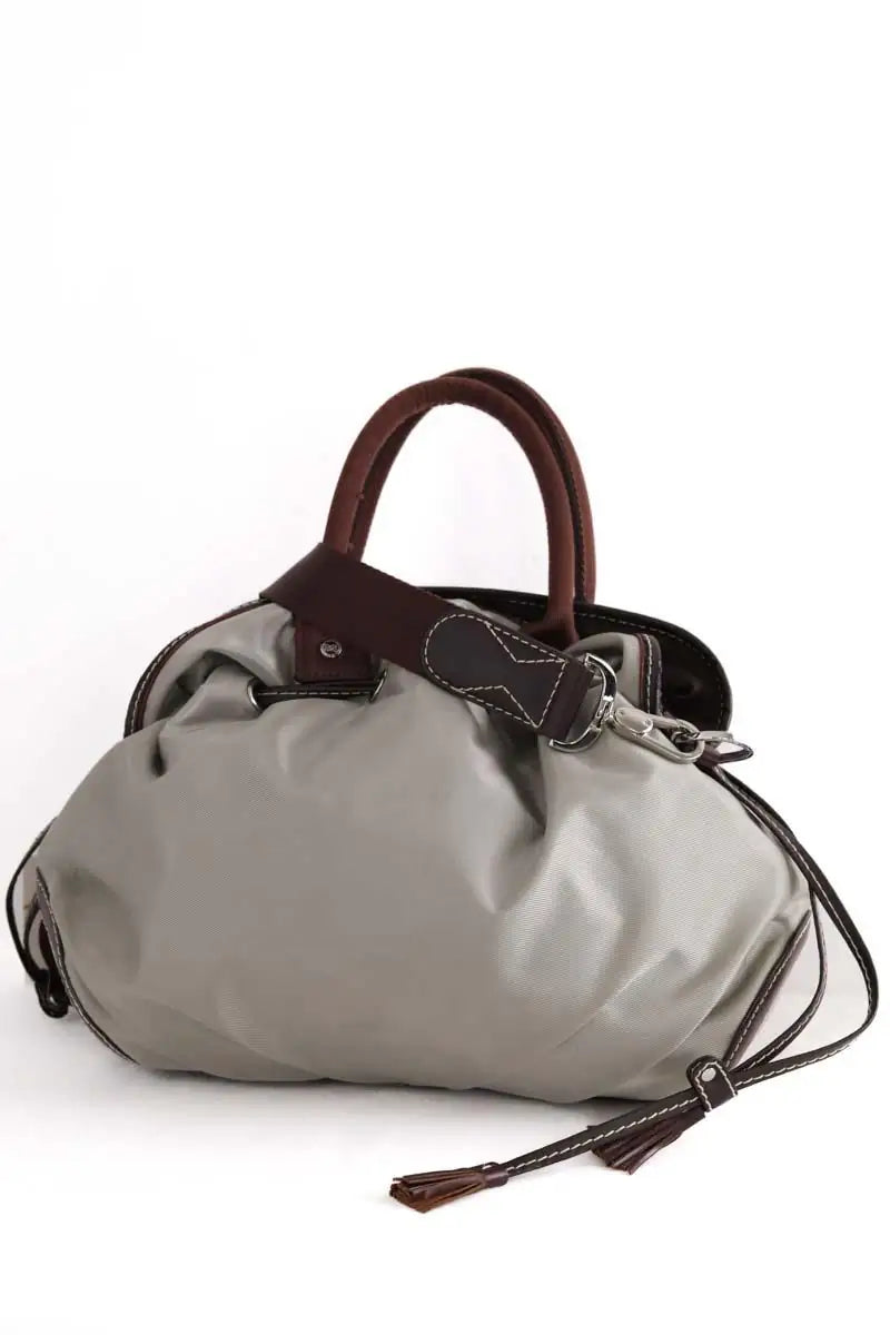Sac porté épaule Lancel Gris en Cuir
