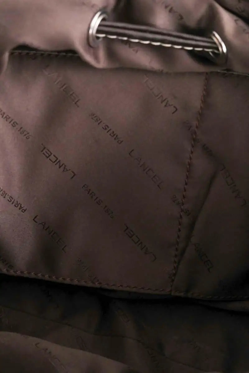 Sac porté épaule Lancel Gris en Cuir